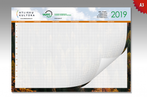 VAATC kalendorius bloknotas, 2019 m.