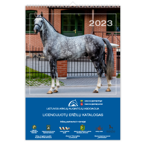 Lietuvos arklių augintojų asociacijos kalendorius, A3 formatas, 2023 m.