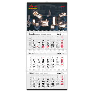 UAB „Vilpra“ sieninis kalendorius, 2025 m.