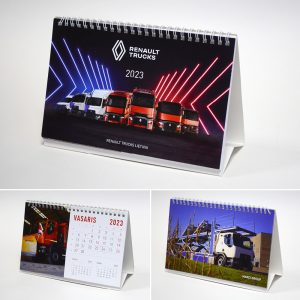 Verčiamas stalo kalendorius, 2023 m.