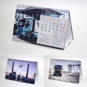 Verčiamas stalo kalendorius, 2022 m.