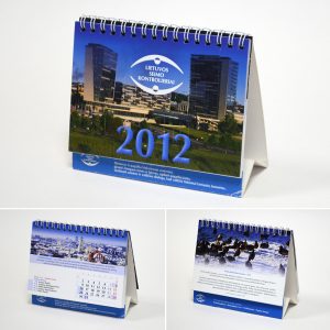 Verčiamas stalo kalendorius, 2012 m.