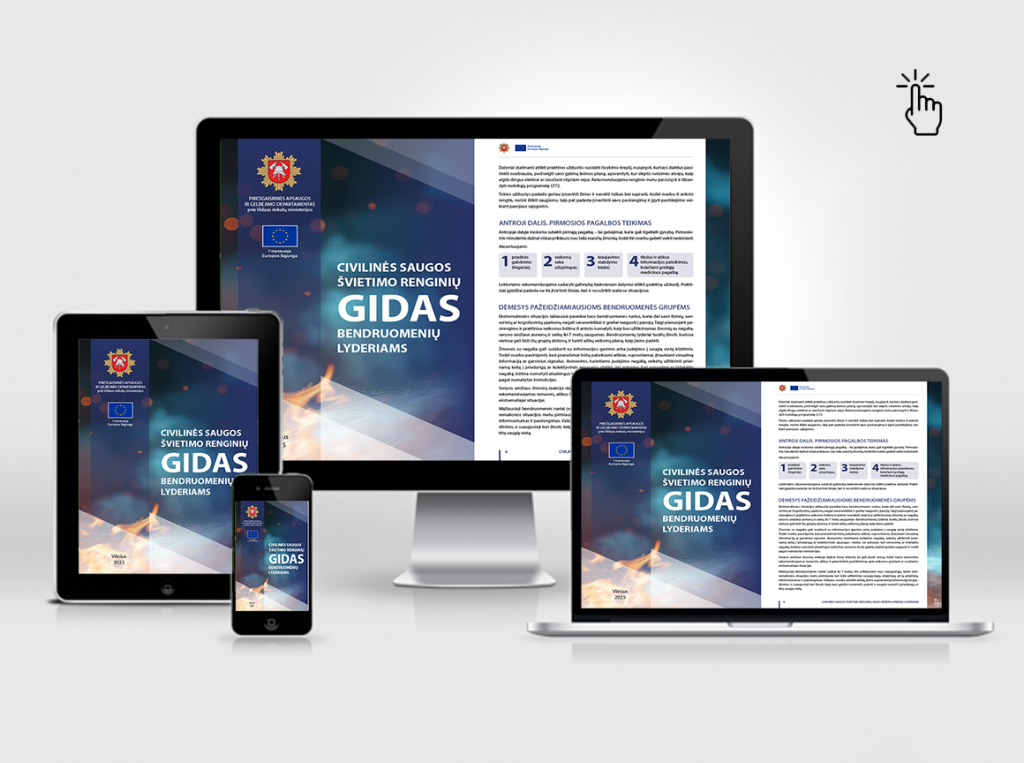 PAGD „Civilinės saugos švietimo renginių gidas bendruomenių lyderiams“