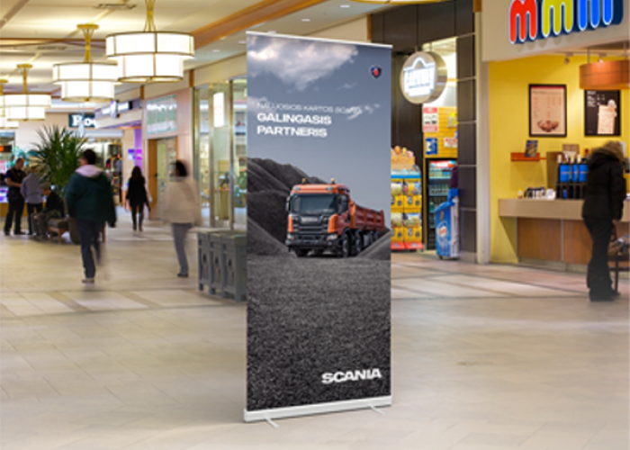 „Scania“ stendas