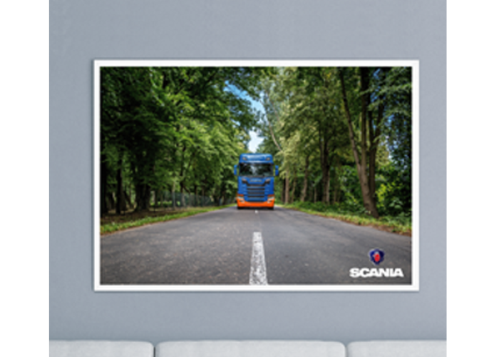 „Scania“ plakatas