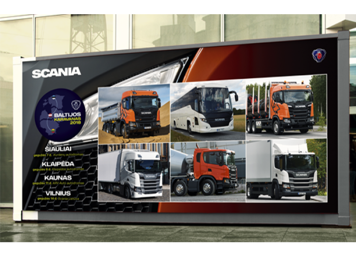 „Scania“ stendas