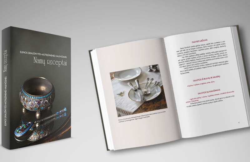 „Elenos Graužinytės-Motiejūnienės-Valevičienės namų receptai“, 160x230 mm