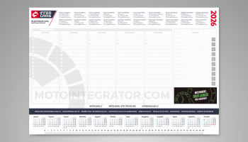 UAB „Inter Cars“ kalendorius, 2026 m.