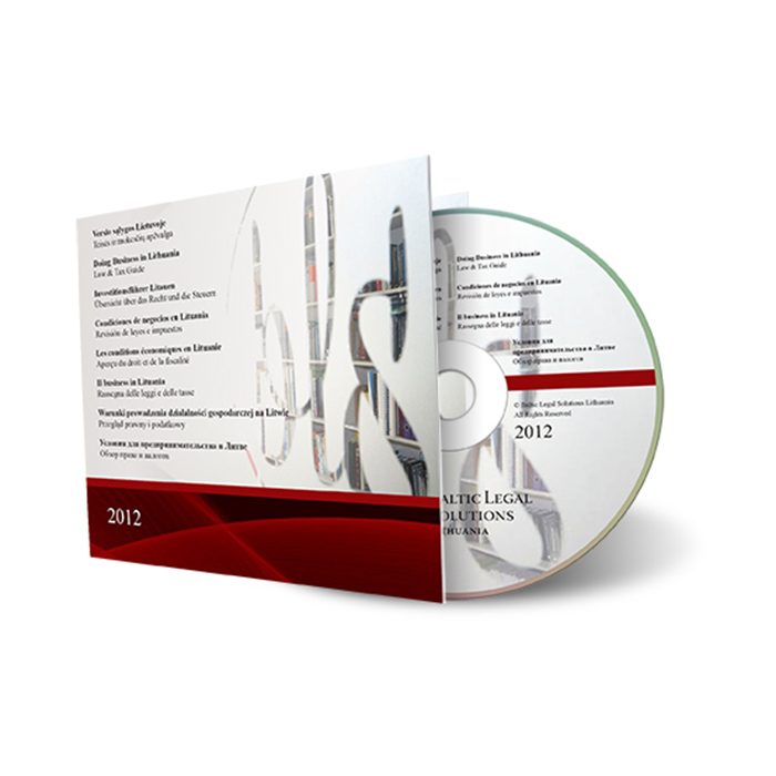 „BALTIC LEGAL SOLUTIONS ataskaita 2012“, CD