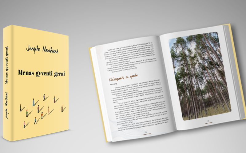 Jurgita Navikienė „Menas gyventi gerai“, 170x240 mm