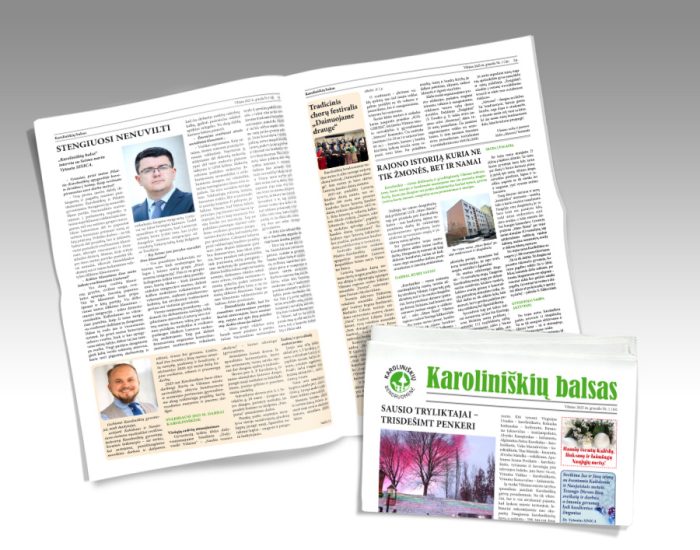Laikraštis „Karoliniškių balsas“, 2025 m. gruodis. Nr. 1 (16)