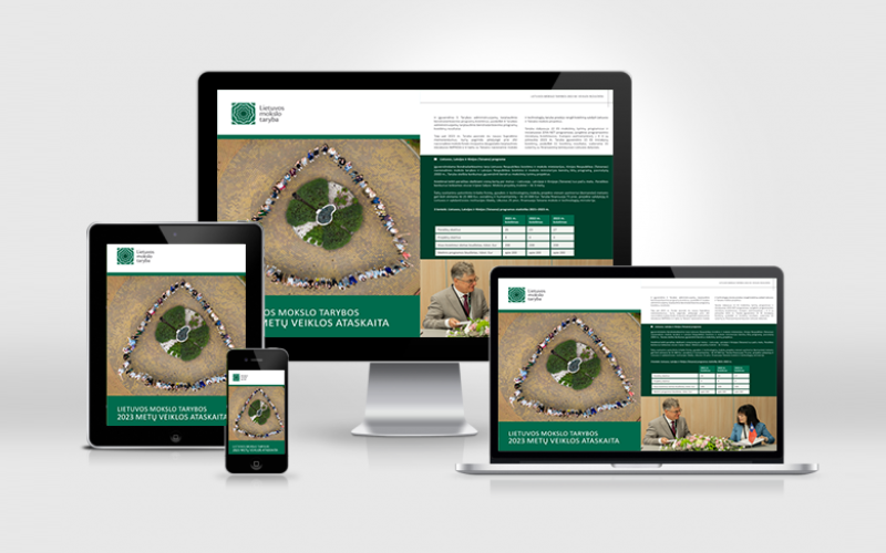 „Lietuvos mokslo tarybos 2023 metų veiklos ataskaita“