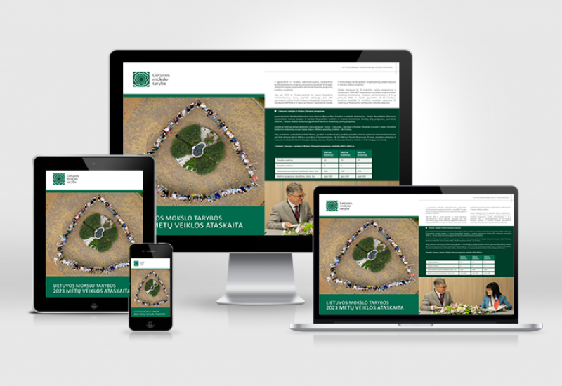 „Lietuvos mokslo tarybos 2023 metų veiklos ataskaita“