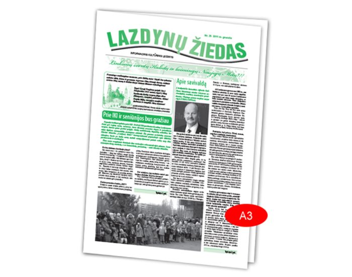 Laikraštis „Lazdynų žiedas“