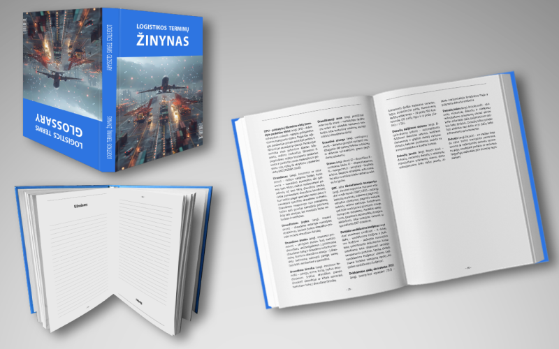 „Logistikos terminų žinynas“. Lietuvių ir anglų k. Leidinį rekomendavo Vilniaus technologijų ir dizaino kolegijos Verslo ir viešosios vadybos katedra
