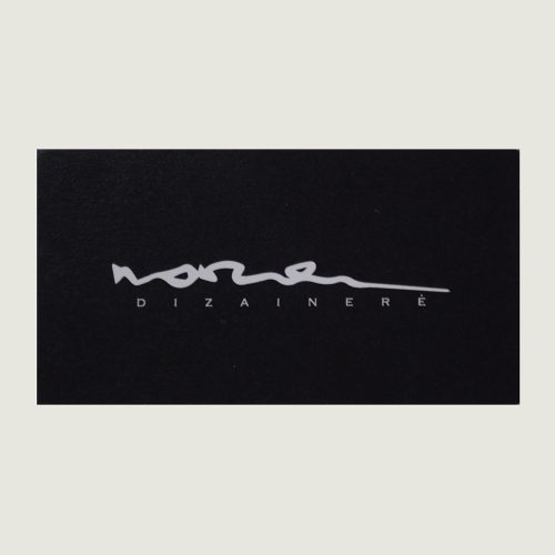 Dizainerės vizitinės kortelės