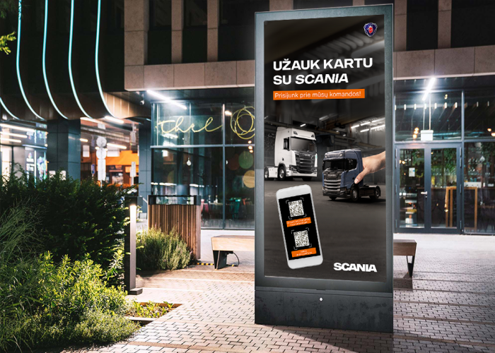 „Scania“ šviesdėžė