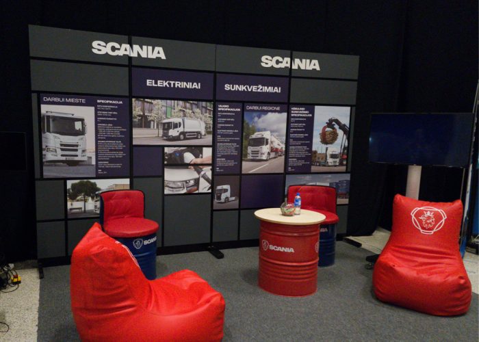 „Scania“ stendas