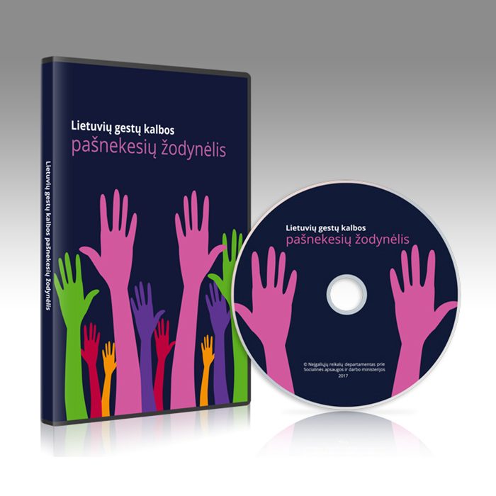 „Lietuvių gestų kalbos pašnekesių žodynėlis“, Surdologijos centras, DVD