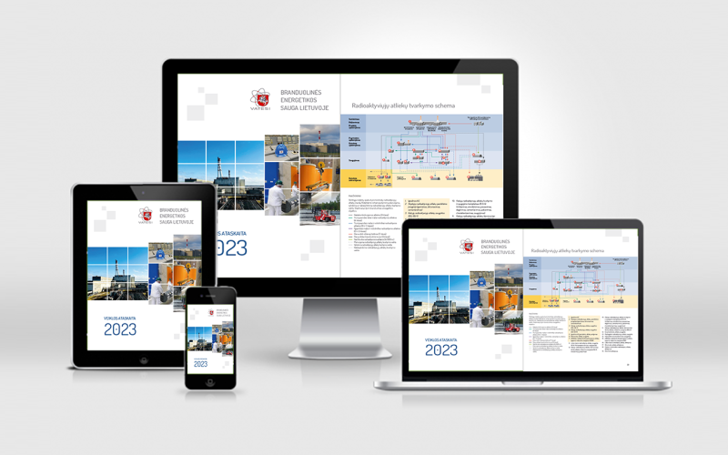 „VATESI. Branduolinės energetikos sauga Lietuvoje. 2023 m. veiklos ataskaita“