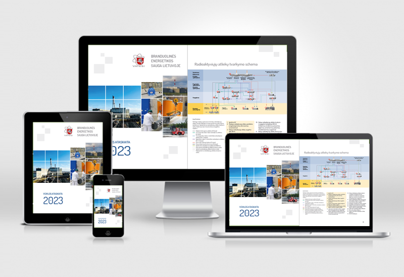 „VATESI. Branduolinės energetikos sauga Lietuvoje. 2023 m. veiklos ataskaita“