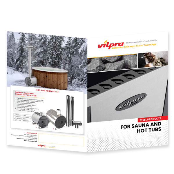 „Vilpra pramonė“, „Steel Product for Sauna and Hot Tubs“