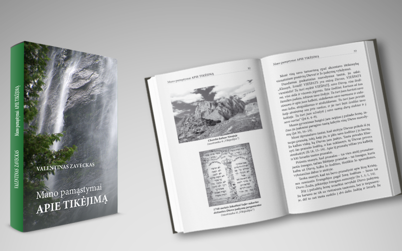 Valentinas Zaveckas „Mano pamąstymai apie tikėjimą“, 120x200 mm