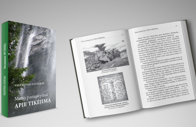 Valentinas Zaveckas „Mano pamąstymai apie tikėjimą“, 120x200 mm