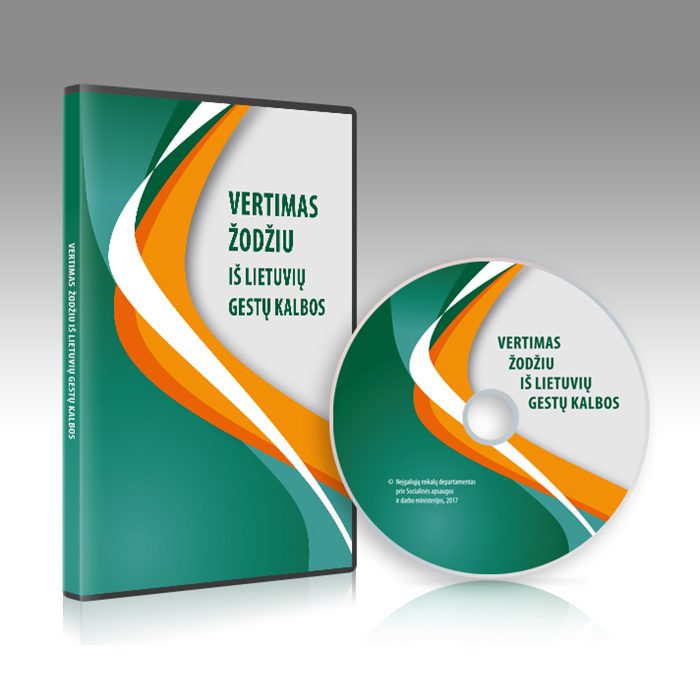 „Vertimas žodžiu iš lietuvių gestų kalbos“, DVD