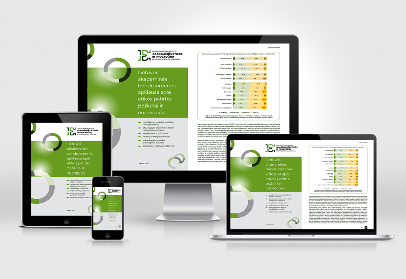 Lietuvos Respublikos akademinės etikos ir procedūrų kontrolieriaus tarnyba „Lietuvos akademinės bendruomenės apklausa apie etikos patirtis: požiūriai ir nuomonės“